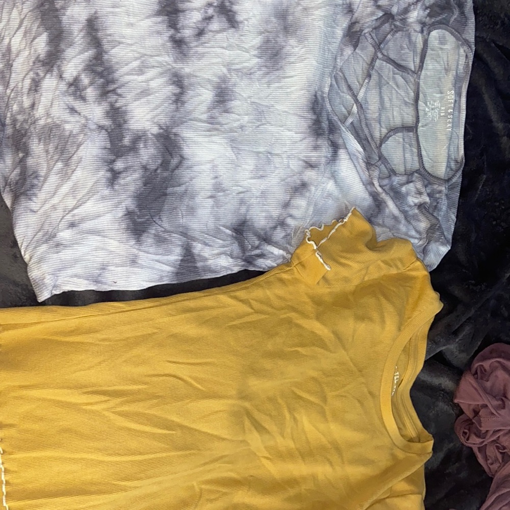 Two T-shirts each worn once